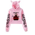 thumbnail image 1 of Moneybagg Yo Hoodie Sweatshirts Crop top Printing Singer for Girls Cat Ear Youth Clothes Casual, 1 of 2
