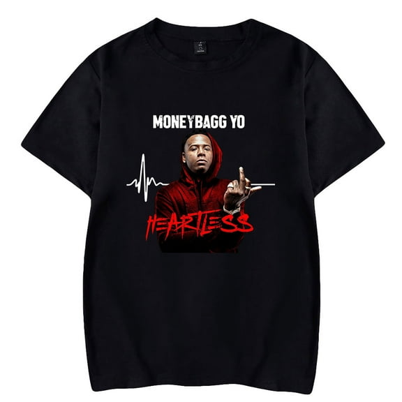 Moneybagg Yo Short Sleeve T-shirts Men Women Streetwear Printing Casual Singer Harajuku Stylish