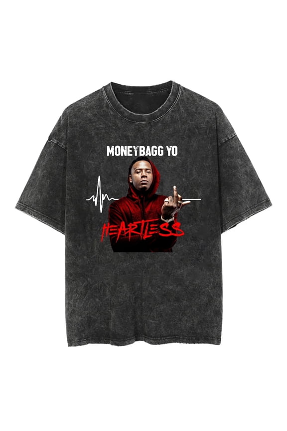 Moneybagg Yo Tshirt Short Sleeve Crewneck Cotton T-shirts Men Women Streetwear Casual Fashion