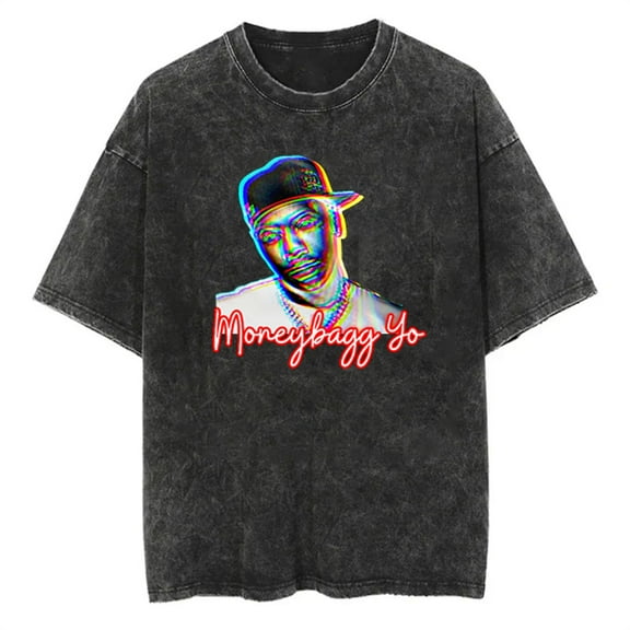 Moneybagg Yo Tshirt Short Sleeve O-neck Cotton T-shirts Men Women Streetwear Casual Unisex Fashion