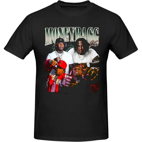 Moneybagg Yo Tshirt Unisex Short Sleeve T-shirts Men Women Streetwear Printing Casual Fashion