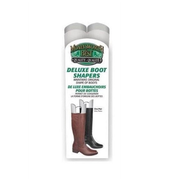 Moneysworth & Best Deluxe Boot Shapers/Trees w/Hanger Hook - 1 Pair