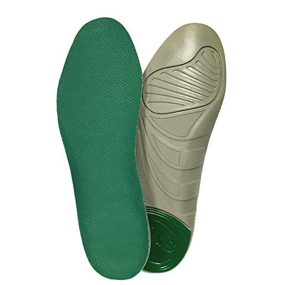 Moneysworth & Best Men's Polycushion Insole, Green, Size L-11