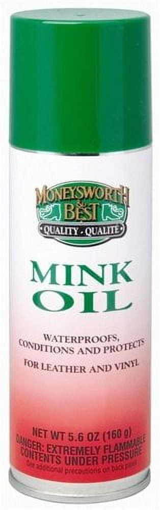 Moneysworth and Best Mink Oil Water-Resistant Leather & Suede Protector, 5.6 oz