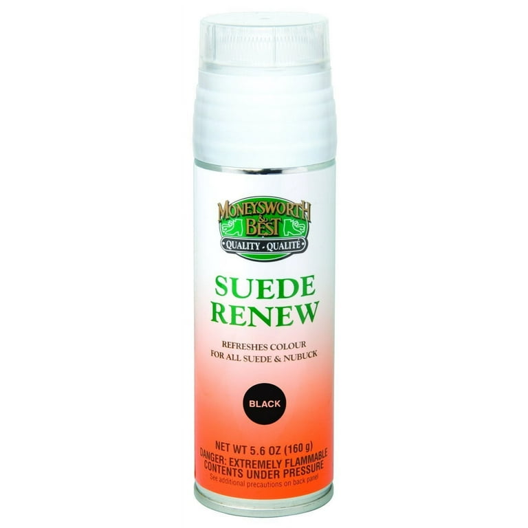 Moneysworth and Best Suede Renew Conditioner Color Spray, Black