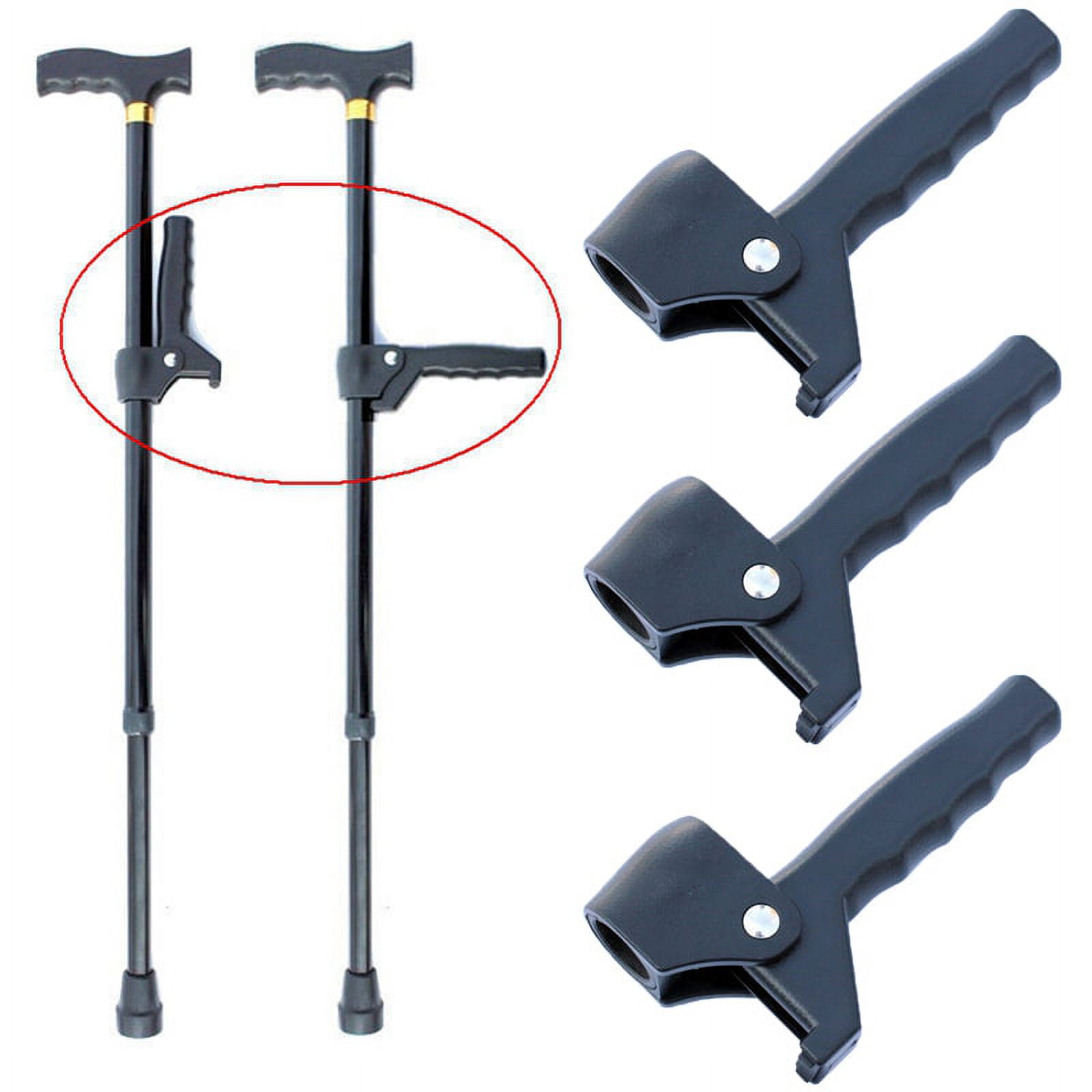 Monfince 3 Pack Walking Cane Second Handle Suitable for 7/8 inch