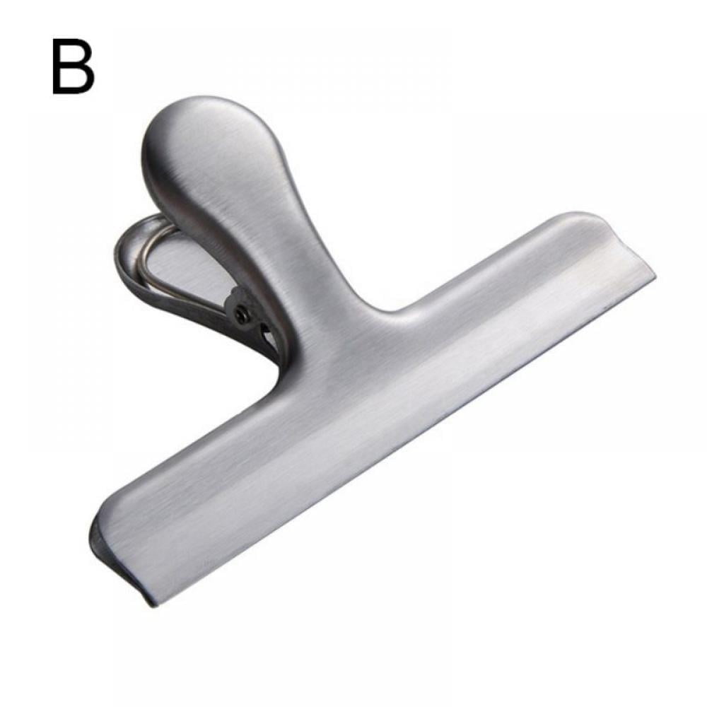 10 Pack 3 Inch Stainless Steel Chip Clips - Heavy Duty Food Bag Clamps, Airtight Seal For Kitchen, Office, Coffee Bags 2 thumbnail image