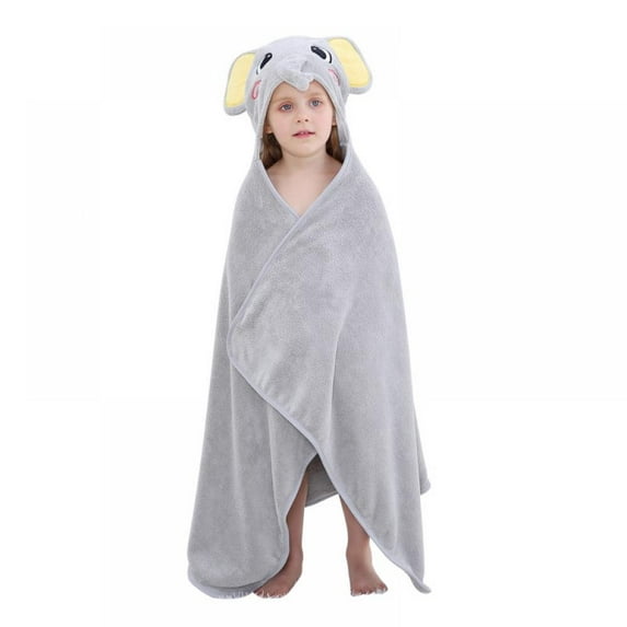 Monfince Hooded Towel for Kids | Cartoon Animal Design | Ultra Soft and Extra Large | 100% Cotton Bath Towel with Hood for Baby Boys and Girls A11 10 Years