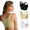 thumbnail image 1 of Monfince Women's Front Closure Posture Wireless Back Support Full Coverage Bra,No Underwire Post Surgery Bra,Semibras for Older Women, 1 of 9