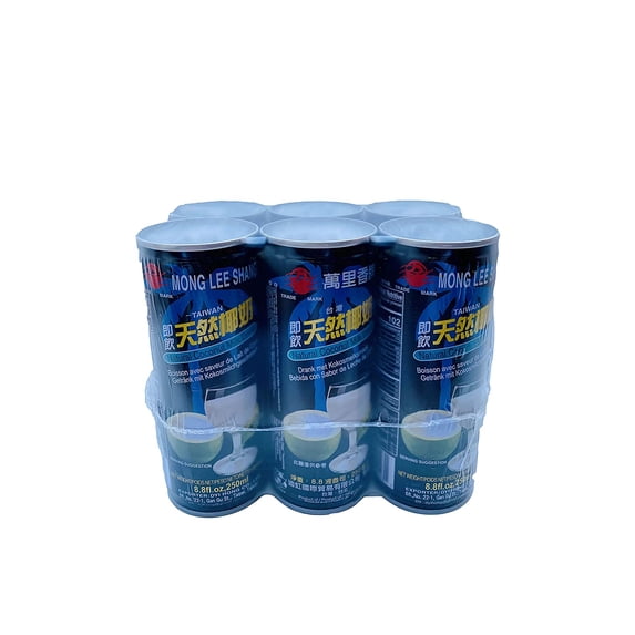 Mong Lee Shang Coconut Milk Drink, Delectable Coconut Milk - 8.8fl oz (Pack of 6)