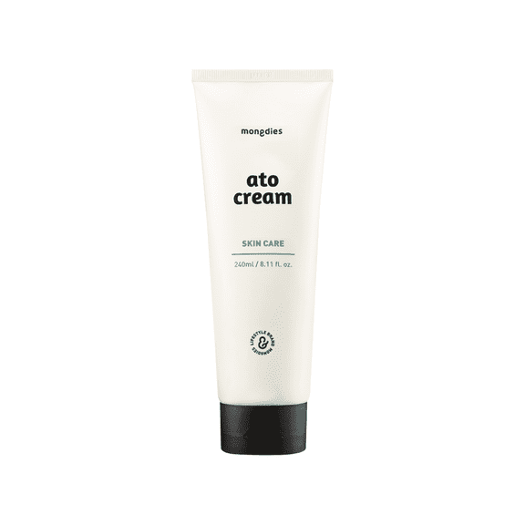 Mongdies Baby Ato Cream | 200 Hour Long Lasting Hydration | Patented Ceracine™ & 6 Layer Ceramide Barrier Care | Intensive Moisturizer for Dry & Sensitive Skin | Dermatologist Tested | 8.11 fl oz
