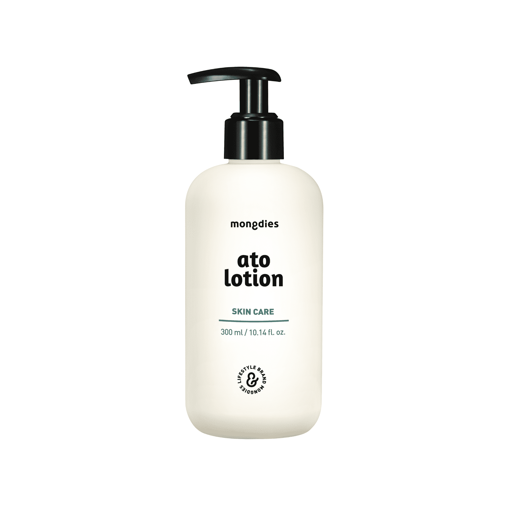Mongdies Baby Ato Lotion | Vegan Daily Moisturizer for Newborns & Kids | 6-Layer Ceramide & Mineral-Rich Glacier Water | pH Balanced, Non-Greasy Relief for Sensitive Skin | 10.14 fl. oz