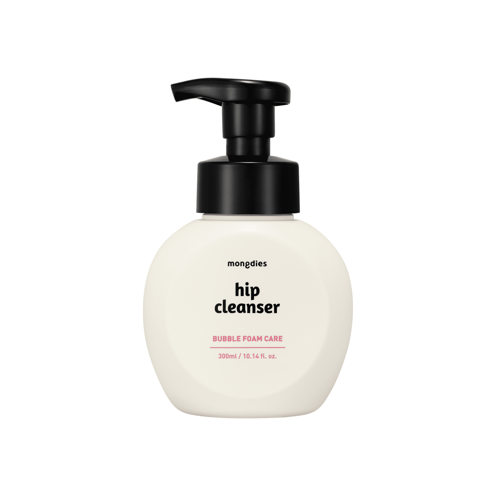 Mongdies Baby Hip Cleanser | Gentle Bubble Wash for Diaper Area | pH Balanced Soothing Relief for Sensitive Skin | Odor Neutralizing & Skin Barrier Protection | Vegan Certified | 10.14 fl. oz