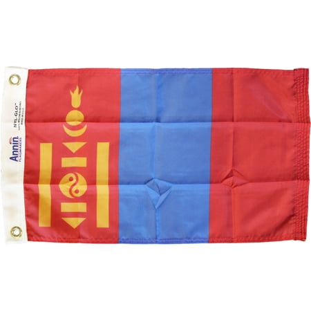 Mongolia - 12" x 18" Nylon Flag