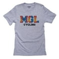thumbnail image 1 of Mongolia Cycling - Olympic Games - Rio - Flag Men's Grey T-Shirt, 1 of 2
