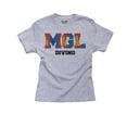 thumbnail image 1 of Mongolia Diving - Olympic Games - Rio - Flag Boy's Cotton Youth Grey T-Shirt, 1 of 2