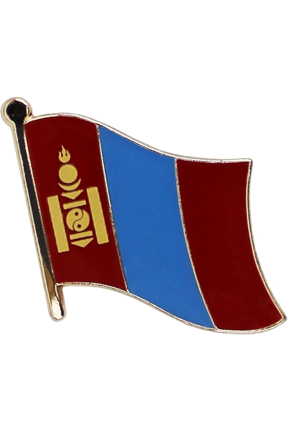 Mongolia Flag Lapel Pin
