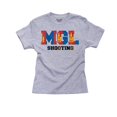 thumbnail image 1 of Mongolia Shooting - Olympic Games - Rio - Flag Boy's Cotton Youth Grey T-Shirt, 1 of 2