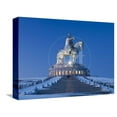 thumbnail image 1 of Mongolia, Tov Province, Tsonjin Boldog, a 40M Tall Statue of Genghis Khan on Horseback Stands on To, Stretched Canvas Wall Art by Nick Ledger Sold by Art.Com, 1 of 5