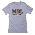 thumbnail image 1 of Mongolia Volleyball - Olympic Games - Rio - Flag Men's Grey T-Shirt, 1 of 2
