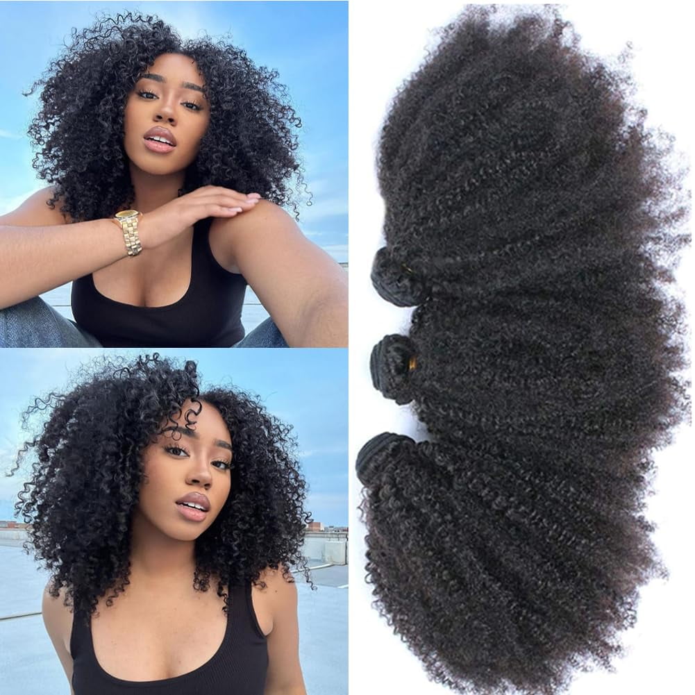 Afro kinky human hair 20 inches 2025
