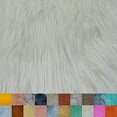 thumbnail image 1 of Mongolian Faux Fur-Christmas Fuzzy-Fabric by The Half Yard-Fluffy, Shaggy Mohair-for Costumes, Plush Toys, Apparel, Clothing, Decoration, and Gnome Beard Miniature- Ivory, 1 of 5