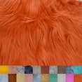 thumbnail image 1 of Mongolian Faux Fur-Christmas Fuzzy-Fabric by the Yard-Fluffy, Shaggy Mohair-for Costumes, Plush Toys, Apparel, Clothing, Decoration, and Gnome Beard Miniature, Rust, 1 of 5