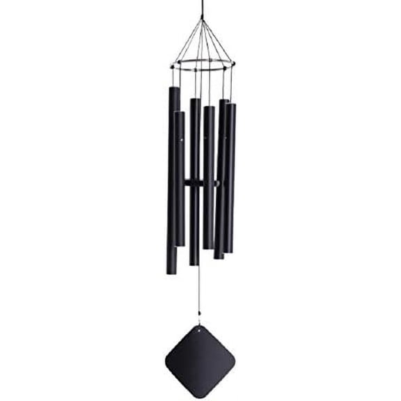 Mongolian Soprano, Small Handcrafted Wind Chime, Precision Tuned, Weather-resistant Unique Outdoor Wind Chimes, 30"$$Garden & Patio