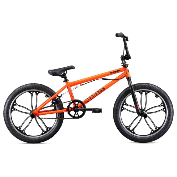 Mongoose Legion Mag BMX Freestyle Bike, 20-Inch Wheels, Ages 8 and up, Orange
