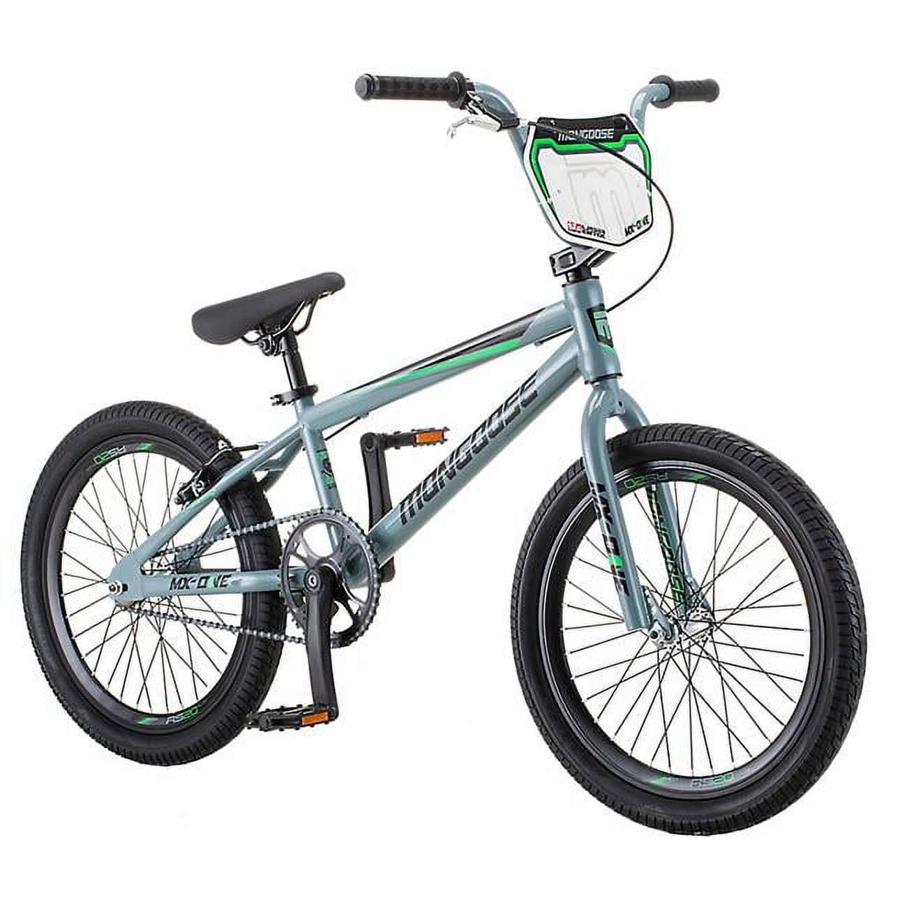 Mongoose 20 in. Boys One BMX Bike Gray