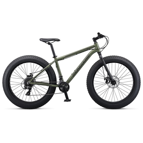 Mongoose Argus Trail Fat Mountain Bike, 26-Inch Wheels, Medium Frame, Green