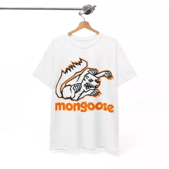 Mongoose BMX Tshirt logo Bicycles 90s Toys R Us Unisex Heavy Cotton Tee | eBay