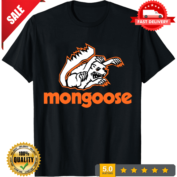 Mongoose Bicycles BMX Bikes Logo Men's T-Shirt American Size T-Shirt, LIMITED EDITION-TH73621