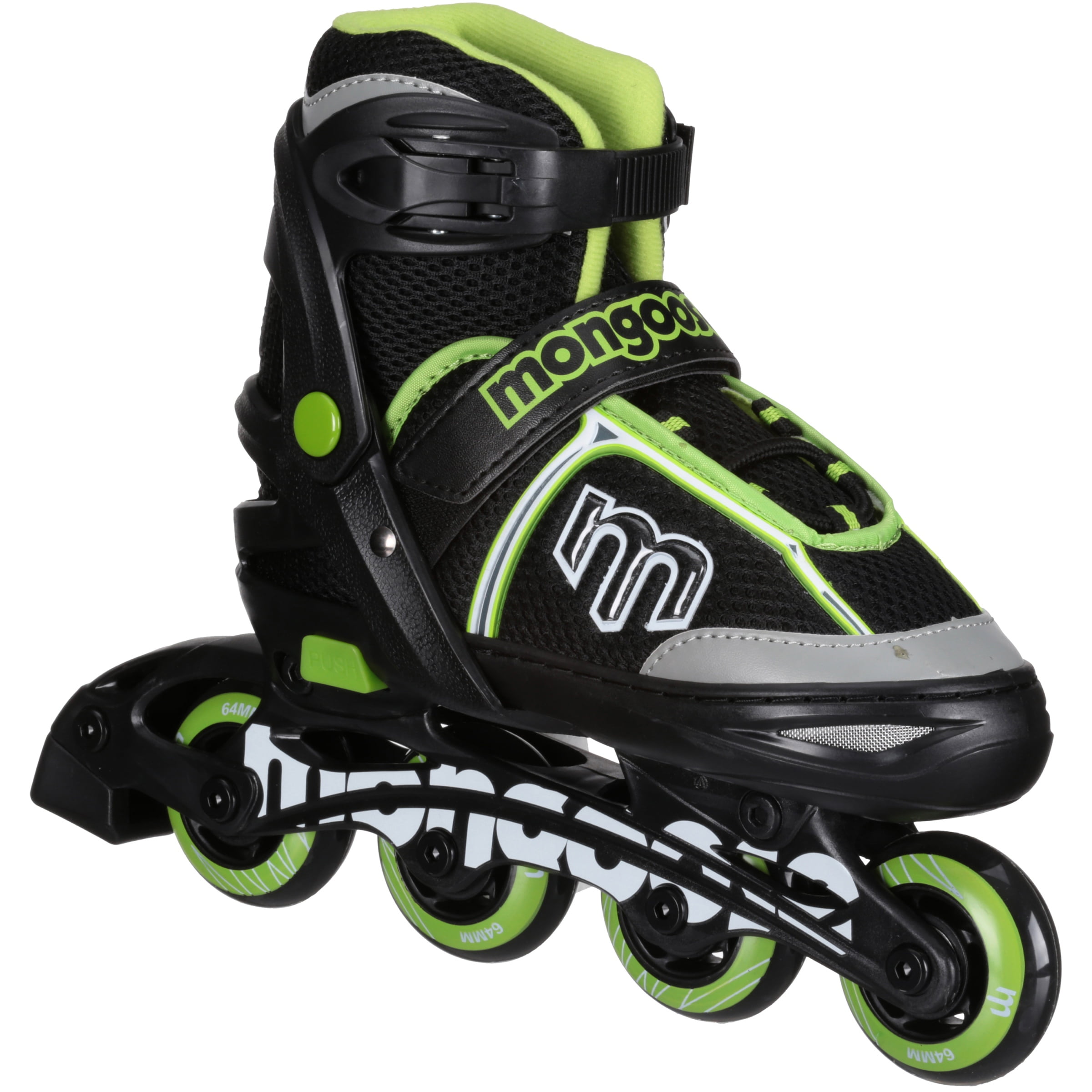 Mongoose Boys Adjustable Size Inline Roller Skates