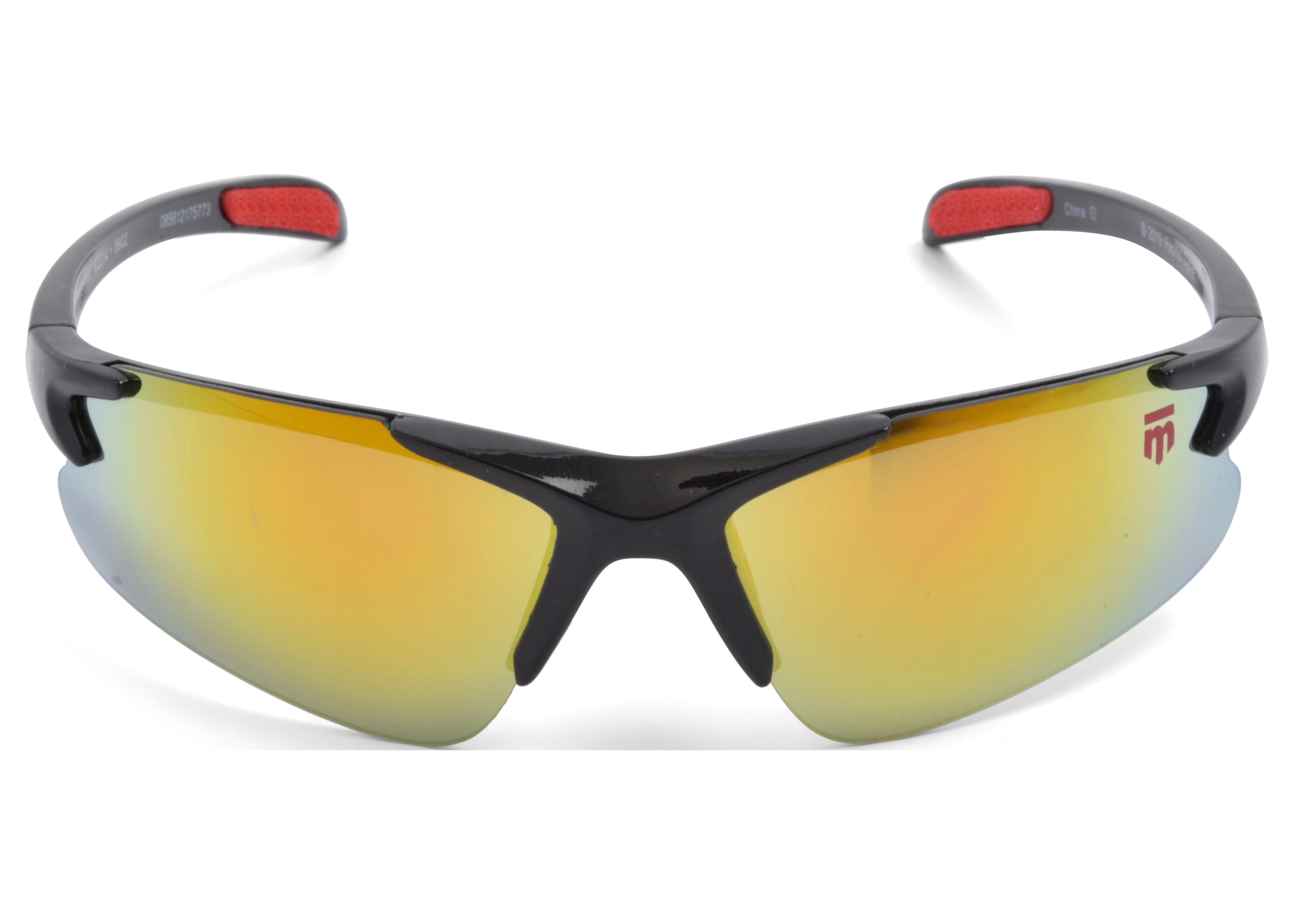 Mongoose Boys Wrap Sunglasses Black and Yellow
