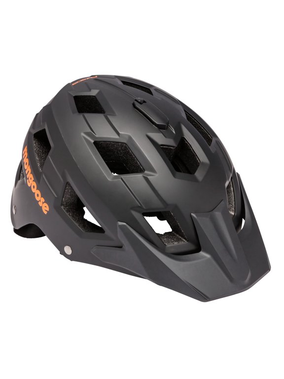 Capture Adult Bike Helmet with Camera Mount, Ages 14+, Black
