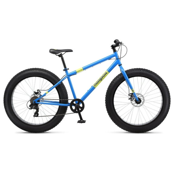 Mongoose Dolomite Adult Fat Tire Mountain Bike, 26-Inch Wheels, Light Blue