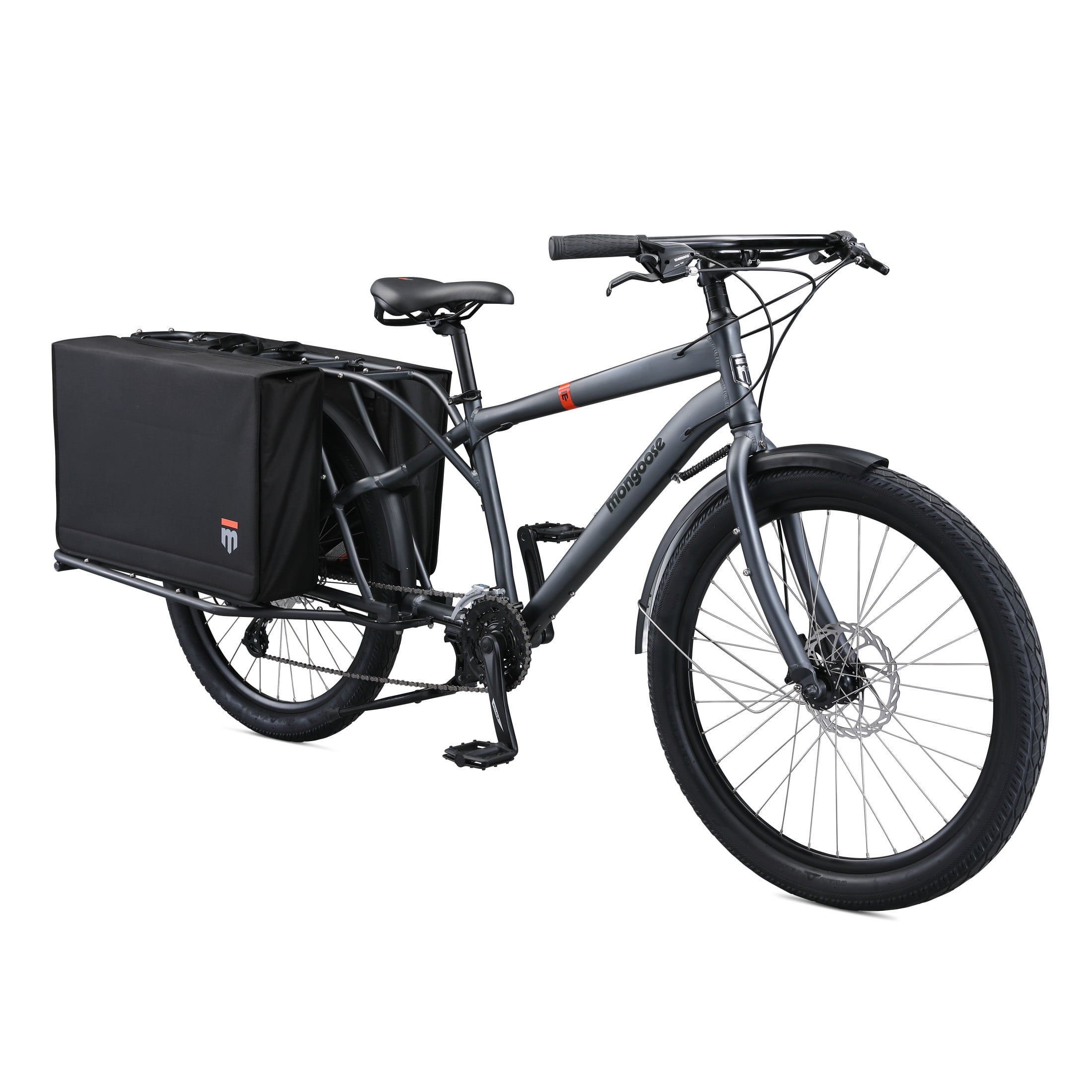 Mongoose Envoy Cargo Bike Small/Medium Frame with Aluminum Frame