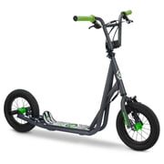 Mongoose Expo Scooter for Kids, 12 Inch Wheels, Ages 6+, Gray