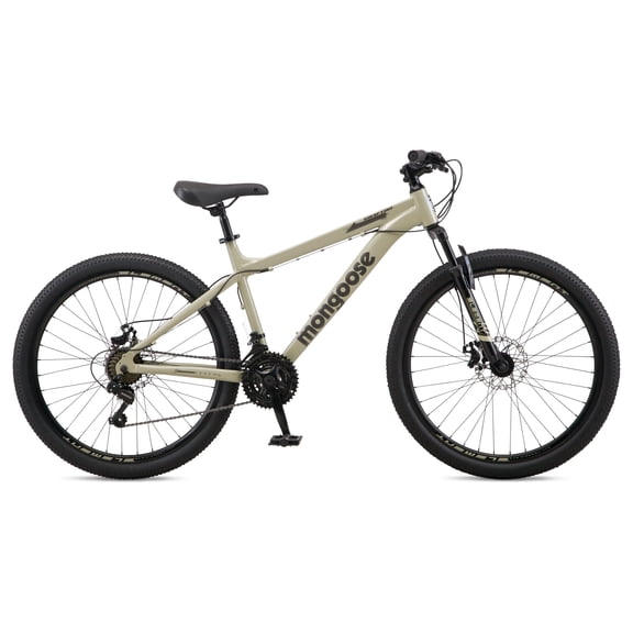 Mongoose Grafton Mountain Bike, 26 Inch Wheel, 21 Speeds, Tan