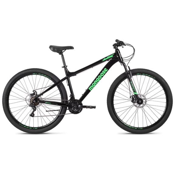 Mongoose Grafton Mountain Bike, 29- Inch Wheel, 21 Speed, Black