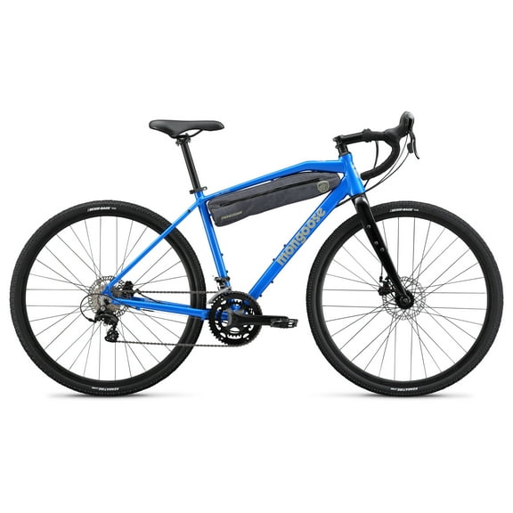 Mongoose Guide Adventure Gravel Bike, 700c Wheels, 16 Speeds, Medium Frame, Blue