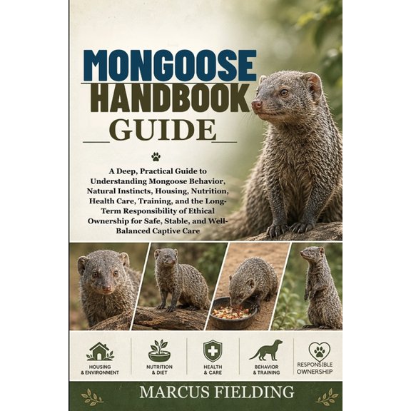 Mongoose Handbook Guide: A Deep, Practical Guide to Understanding Mongoose Behavior, Natural Instincts, Housing, Nutriti, (Paperback)