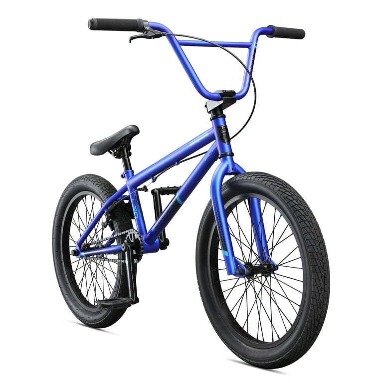 Mongoose Legion L20 Blue BMX Bike 20 Inch Wheels Hi Ten Steel Frame Beginner to Advanced Riding Walmart