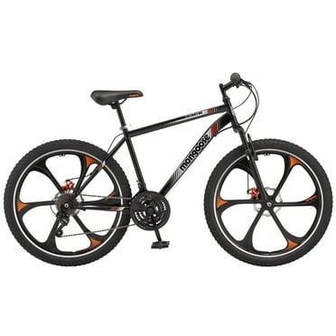 26 Inch Bike Rear Mag Wheel With 22T Freewheel - Black Magnesium Rim For Cruisers & MTB Bicycles