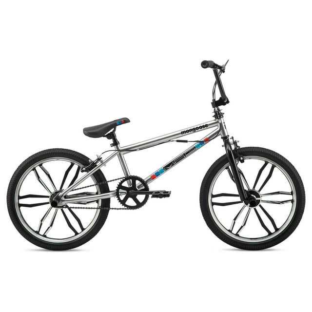 Mongoose Mongoose Grid Mag BMX Freestyle Bike, 20Inch Wheels, Single