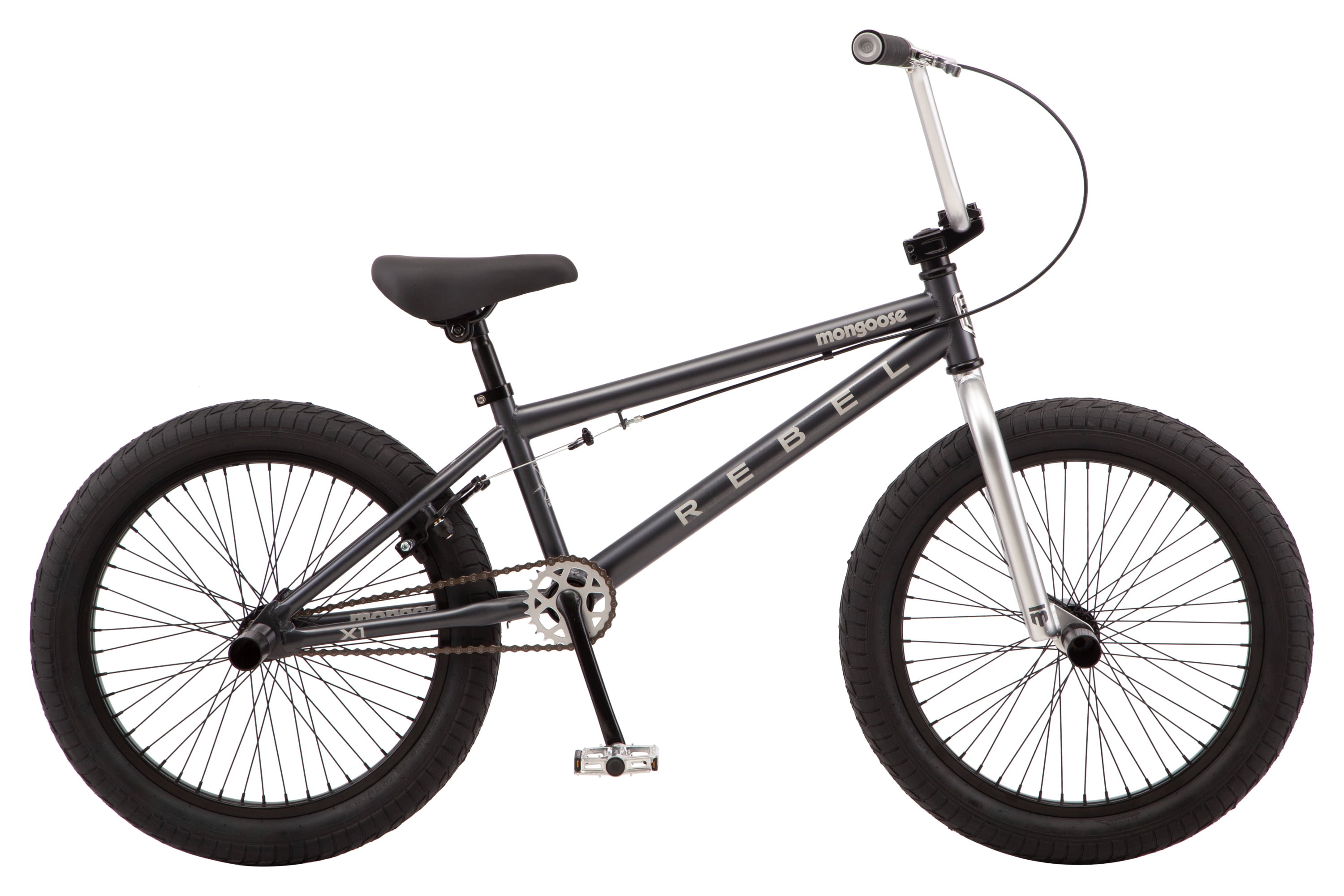 Mongoose Rebel X1 Bmx Bike, 20In. Wheels, Boys/Girls, Gray - Walmart.Com