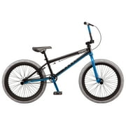 Mongoose Rebel X2 Kids Boys 20-in. BMX Bike, Black & Blue