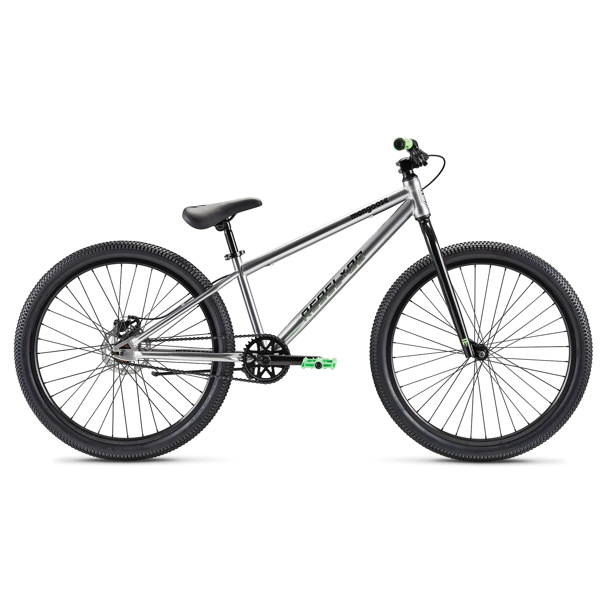 Mongoose Rebel X26 Adult Unisex 26-in. BMX Bike, Nickel Gray Mongoose Rebel X26 Adult Unisex 26-in. BMX Bike, Nickel Gray