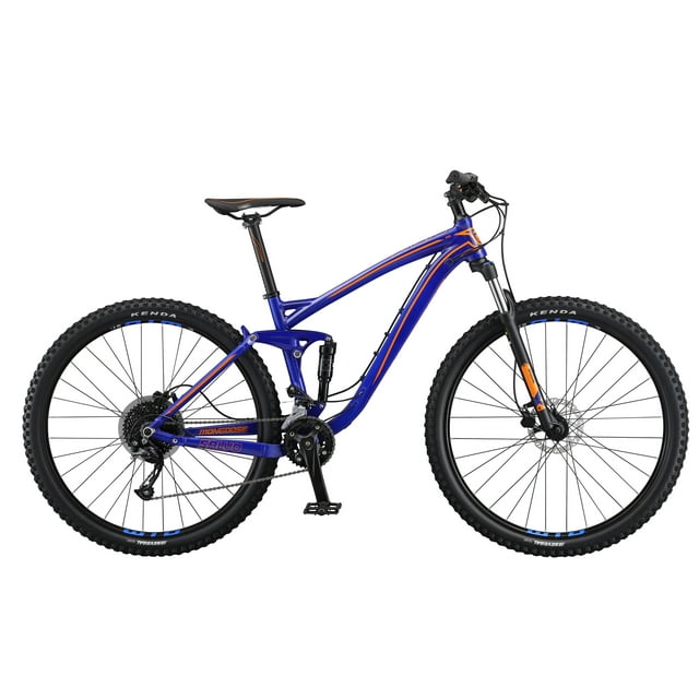Mongoose Salvo 29 Sport Adult Unisex 29-in. Full Suspension Mountain Bike, Blue